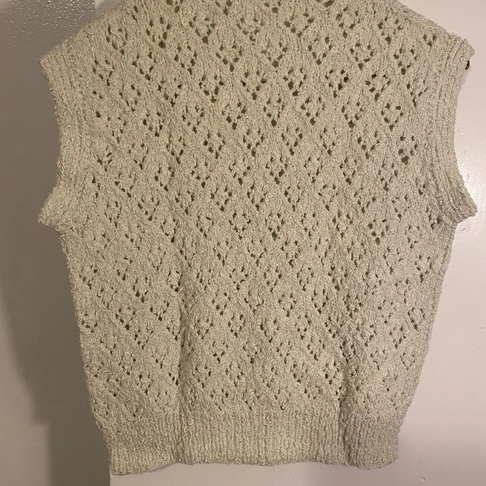 Vintage handmade Knit Sweater Vest - Picture 5 of 5